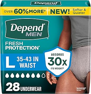 Photo 1 of Underwear, Depend Max Absrb Men Lg (Units Per Pack: 28)