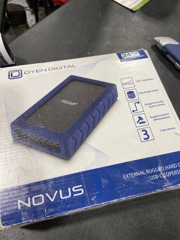Photo 1 of Oyen Digital Novus 24TB External USB-C Rugged Desktop Hard Drive