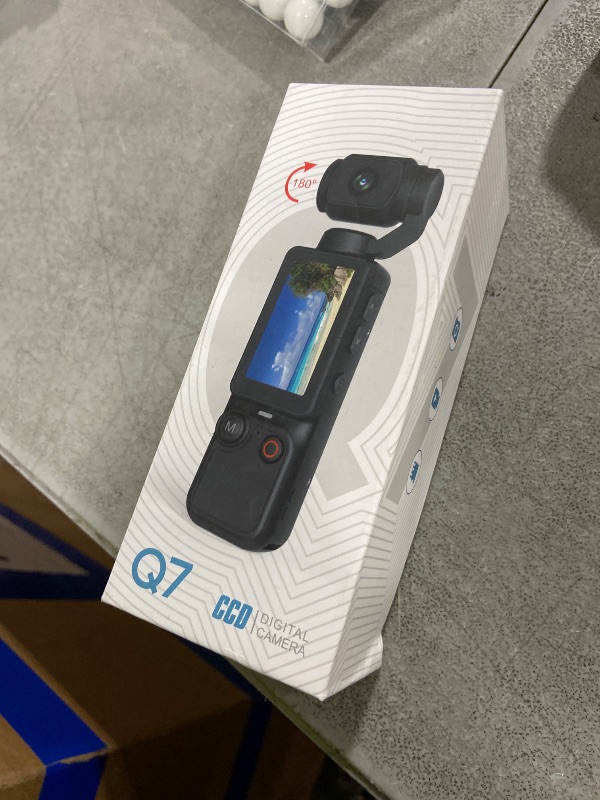 Photo 1 of W & O Vlogging Camera with 180° Rotating Lens, Pocket Body Camera with Audio & Video Recording,7-Hour Battery, Handheld POV Cameras with 32GB Card, Easy One-Button Recording for Travel,Daily Life