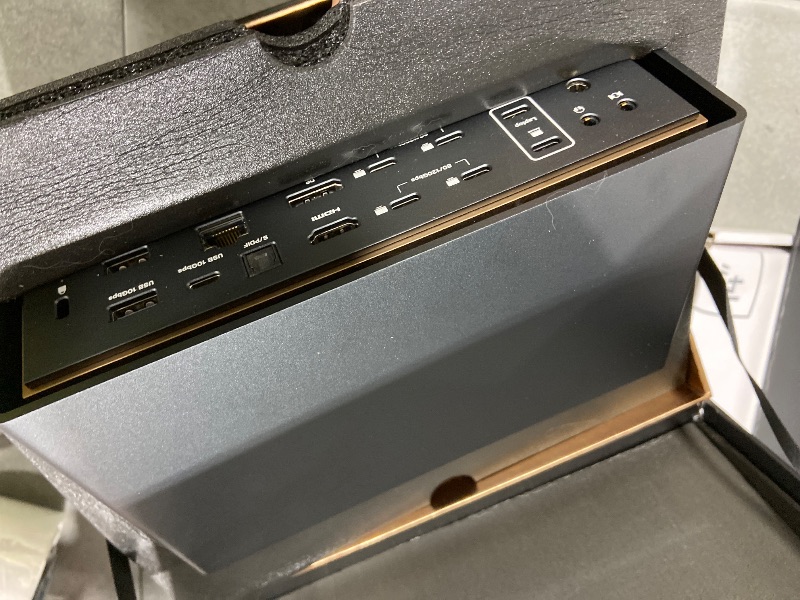 Photo 1 of iVANKY 26-in-1 FusionDock Ultra Compatible with Thunderbolt 5, 10GbE MacBook Docking Station, Quad 6K/Triple 8K Display Dock for Mac M1-M5 Pro/Max, 120Gbps, 240W (Incompatible with Windows)