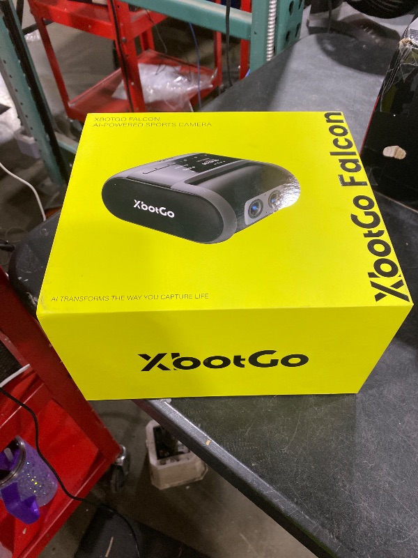 Photo 1 of XbotGo Falcon All-in-One AI Action Camera, 4K Auto Tracking Sport Camera for Soccer, Basketball & Football, Dual-Lens Team Sports Recorder with Live Streaming, No Subscription Required (Edge Green)