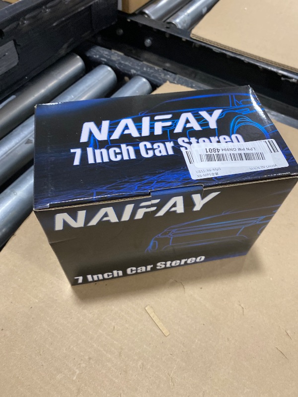 Photo 1 of Naifay Car Stereo Double Din Radio with Bluetooth, Car Radio Touchscreen 7 Inch MP5 Player Car Stereo with Backup Camera Bluetooth, Mirror Link, FM/SWC/USB/SD/AUX, Car Audio Receivers with Subwoofer
