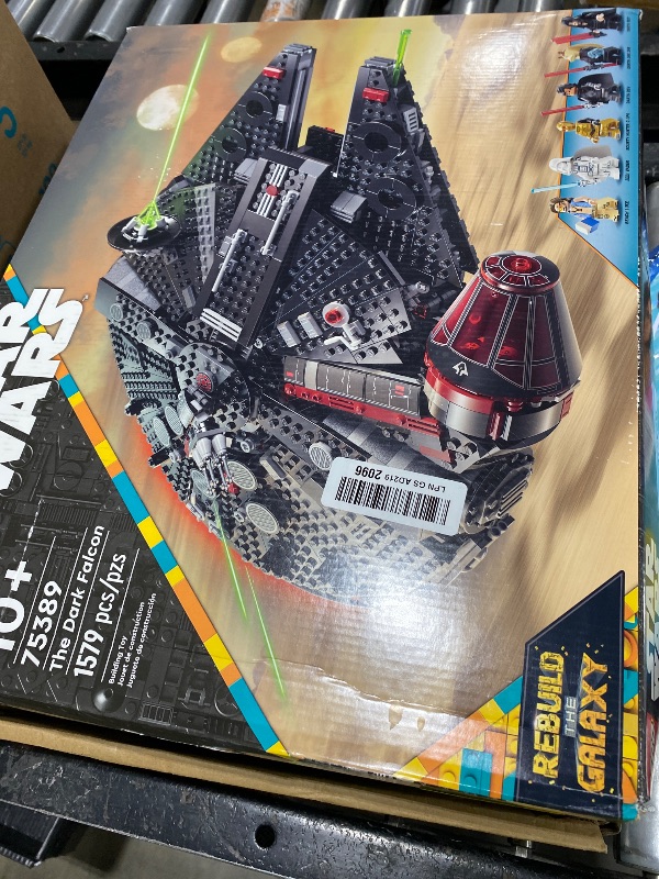 Photo 1 of LEGO Star Wars The Dark Falcon Buildable Starship - Star Wars Toy Set for Boys and Girls - Collectible Millenium Falcon Toy with 6 Minifigures - Birthday Gift for Kids - 75389