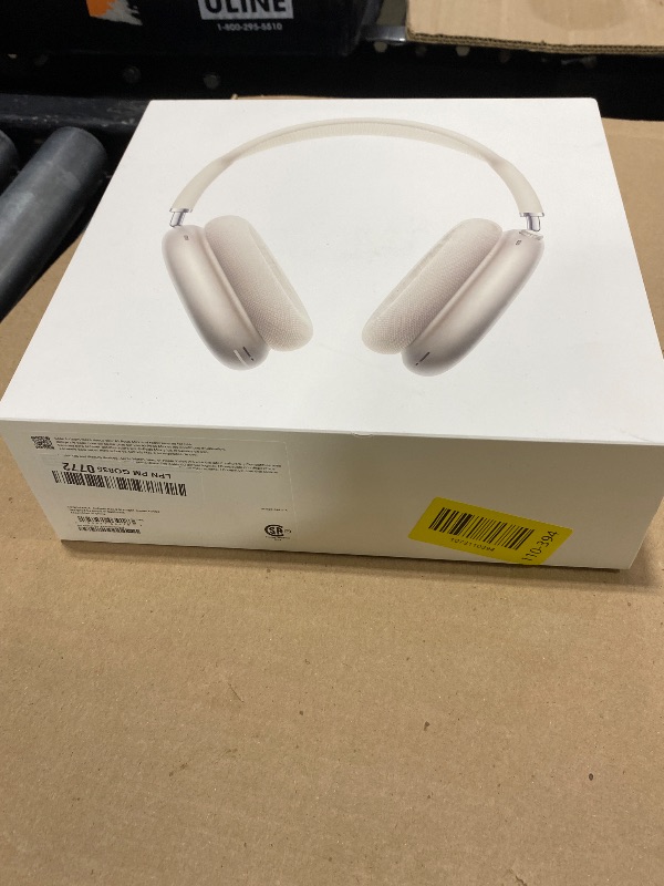 Photo 1 of Apple AirPods Max 2 Wireless Over-Ear Headphones, Active Noise Cancellation, Adaptive Audio, Personalized Spatial Audio, Live Translation, Bluetooth Headphones for iPhone – Starlight