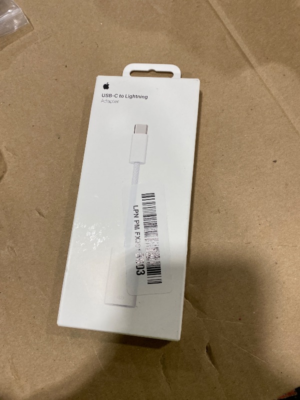 Photo 1 of Apple USB-C to Lightning Adapter