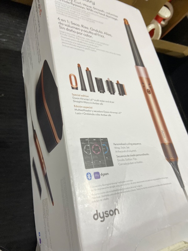 Photo 1 of Dyson Airwrap i.d. Multi-Styler, Allure Winner, Bluetooth Connected, No Heat Damage, 6-in-1 Versatility, Intelligent Hair Styler