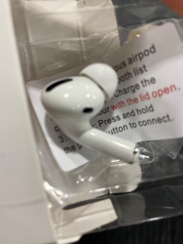 Photo 1 of Original Earbud A2084 for Left Apple Airpods Pro 1st Gen Earbud,Replacement for iPod Pro 1st Generation,Compatible with OEM AirPod Pro Charging Case A2190, A2083,Single Left Ear Side Only(A2084)