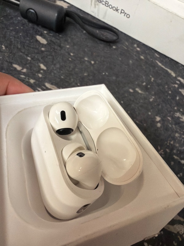 Photo 1 of **USED** Apple AirPods Pro 3 Wireless Earbuds, Active Noise Cancellation, Live Translation, Heart Rate Sensing, Hearing Aid Feature, Bluetooth Headphones, Spatial Audio, High-Fidelity Sound, USB-C Charging
