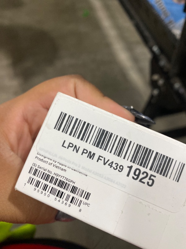 Photo 1 of Apple AirPods Pro 3 Wireless Earbuds, Active Noise Cancellation, Live Translation, Heart Rate Sensing, Hearing Aid Feature, Bluetooth Headphones, Spatial Audio, High-Fidelity Sound, USB-C Charging