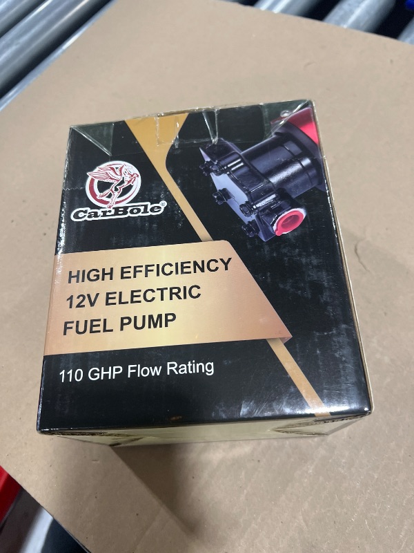 Photo 1 of CarBole 110 GPH Electric Performance Fuel Pump DC 12V with Mounting Bracket