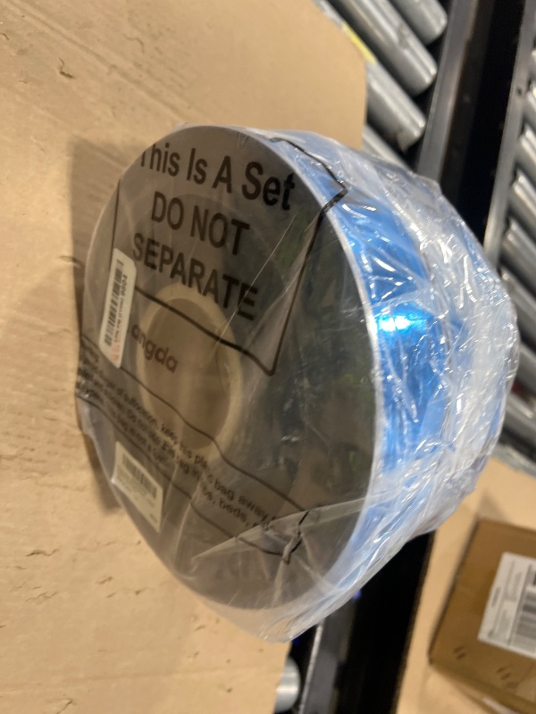 Photo 1 of Pangda 2 Rolls 1000 Feet Detectable Safety Tape 5 Mil Underground Detectable Warning Tape for Construction Sites Road Repairs (Caution Buried Water Line Below, 2 Inch, Blue)