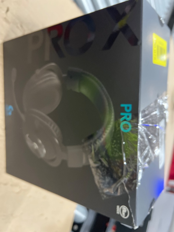 Photo 1 of Logitech G Pro X Wired Gaming Headset: Blue VO!CE Detachable Boom Mic, DTS 7.1, 50 mm Drivers, USB/3.5mm Aux, Spare Memory Foam Ear Pads, USB DAC & Bag Included - Black