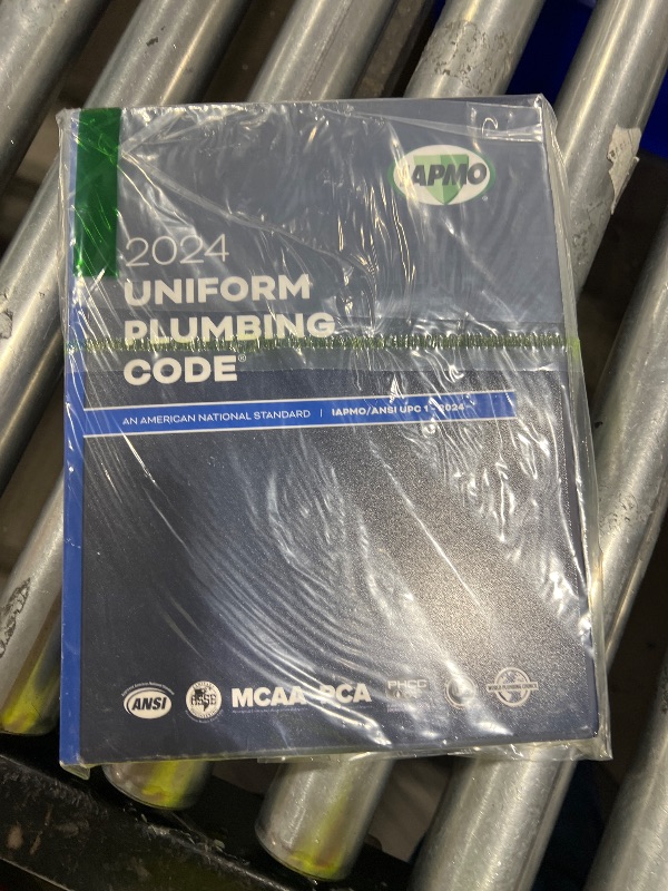 Photo 1 of 2024 Uniform Plumbing Code Soft Cover w/Tabs IAPMO/ANSI UPC 1