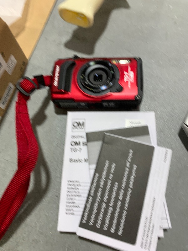 Photo 1 of OM System OLYMPUS Tough TG-7 Red Underwater Camera, Waterproof, Freeze Proof, High Resolution Bright, 4K Video 44x Macro Shooting (Successor Olympus TG-6)