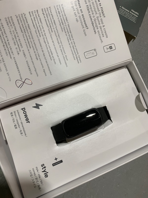 Photo 1 of Fitbit Inspire 3 Health &-Fitness-Tracker with Stress Management, Workout Intensity, Sleep Tracking, 24/7 Heart Rate and more, Midnight Zen/Black One Size (S & L Bands Included)