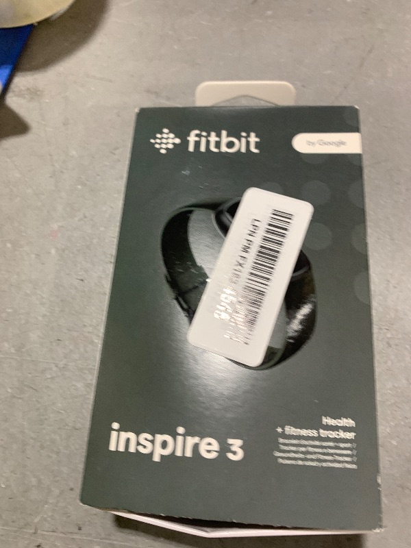 Photo 1 of Fitbit Inspire 3 Health &-Fitness-Tracker with Stress Management, Workout Intensity, Sleep Tracking, 24/7 Heart Rate and more, Midnight Zen/Black One Size (S & L Bands Included)