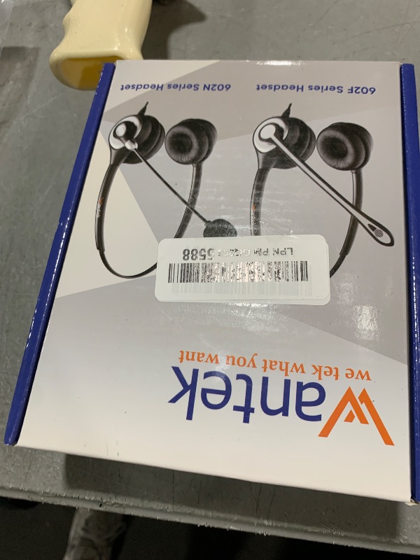 Photo 1 of Wantek RJ9 Telephone Headset with Microphone Noise Cancelling, Office Phone Headset Compatible with Plantronics S12 Polycom VVX310 VVX410 VVX411 Avaya 1416 ShoreTel 230 Allworx NEC Landline Phones