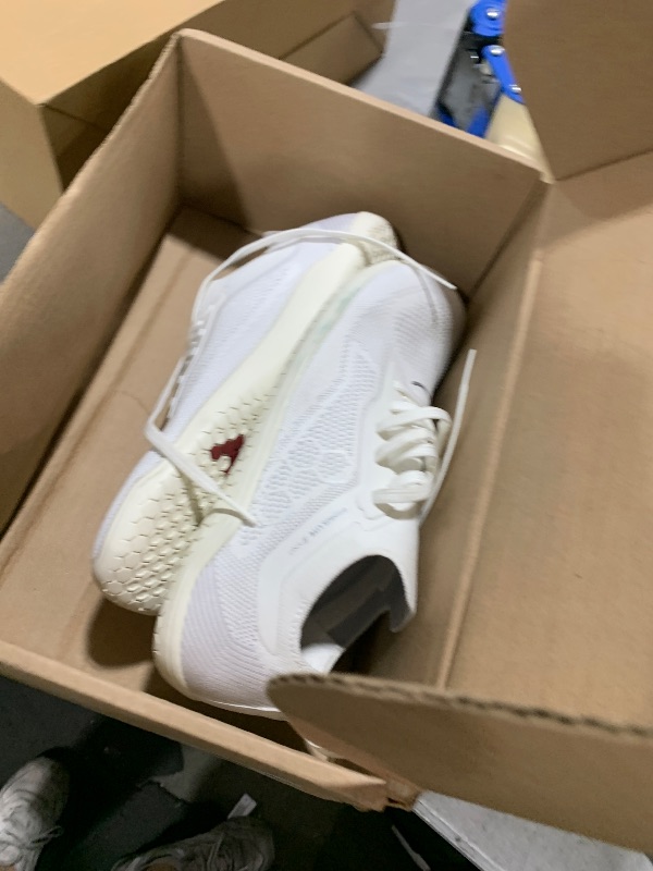 View 2 of Vivobarefoot Men's Primus Lite Knit Running Shoe, Bright White, 8
