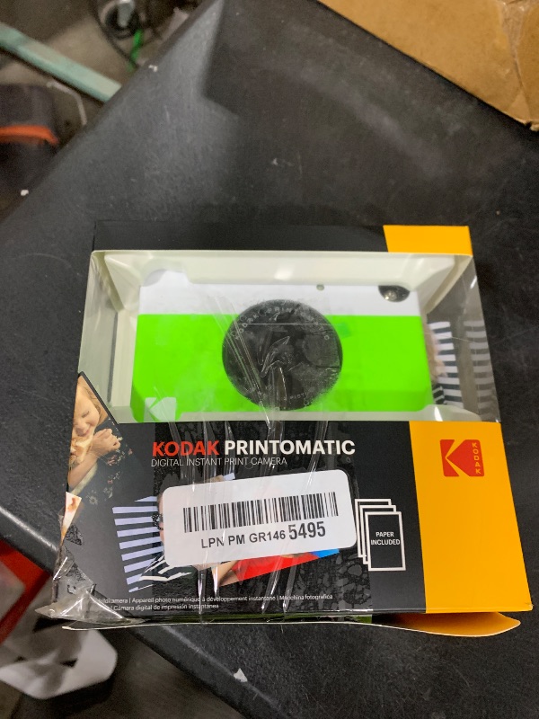 Photo 1 of KODAK Printomatic Full-Color Instant Print Digital Camera, Zink 2x3" (5.1x7.5 cm) Sticky-Back Photo Paper, 5MP, Portable, Creative Fun Gift for Birthday, Christmas, Holiday, Green
