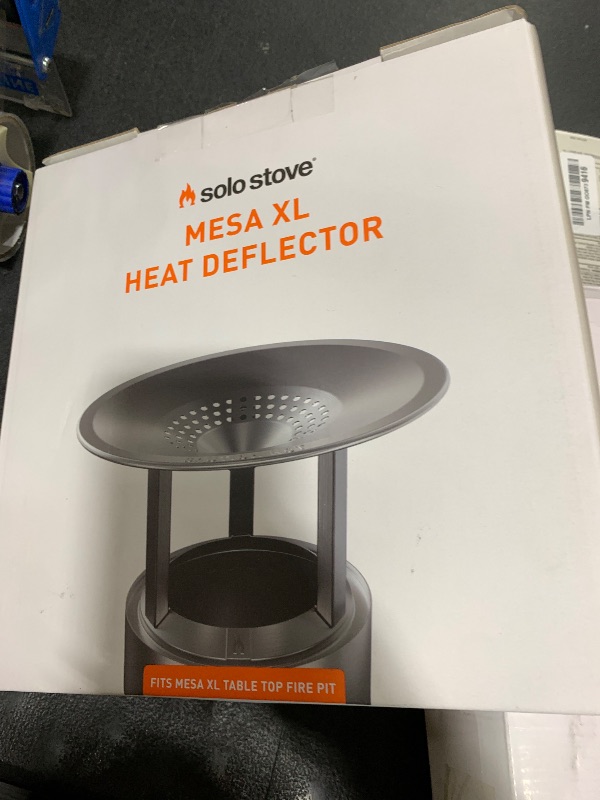 Photo 1 of Solo Stove Mesa XL Heat Deflector, with 3 Detachable Legs, Accessory for Mesa XL Fire Pit, Captures and redirects Warmth, 304 Stainless Steel, (HxDia) 6 x 10.5 in, 1.4 lbs