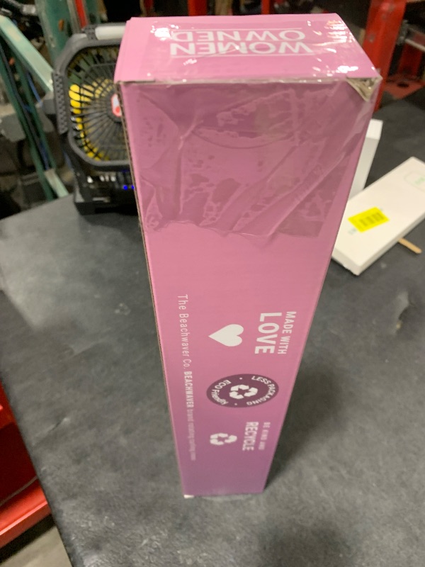 Photo 1 of The Beachwaver Co. B1 Rotating Curling Iron - Pink Sunset | Automatic 1-Inch Ceramic Curling Iron - Most Common Barrel Size for All Hair Lengths! | Auto-Shut Off, Travel-Friendly, Dual Voltage