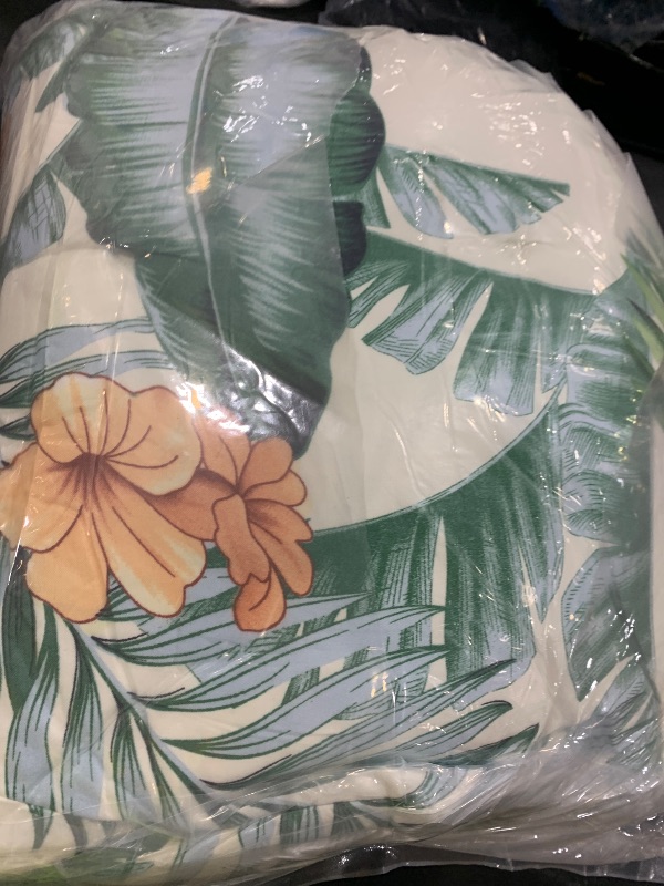 View 3 of Hanging Egg Chair Cushion - Thickened, Washable Seat With Headrest for Basket Chair (Hawaii)