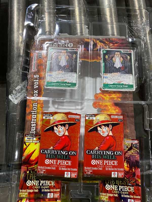 Photo 1 of One Piece TCG: Illustration Box Vol. 5 (IB-05) - 4 Packs, Promos