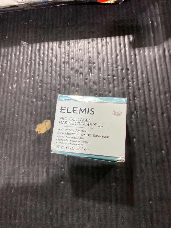 Photo 1 of ELEMIS Pro-Collagen Marine Cream SPF 30, Lightweight Anti-Wrinkle Daily Facial Moisturizer, 30 ml
