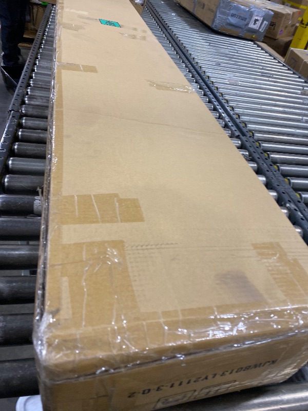 Photo 1 of KISLOT Upholstered Queen Size Bed Frame, Boucle Fabric Platform Bed Mattress Foundation Noise-Free No Box Spring Needed Easy Assembly