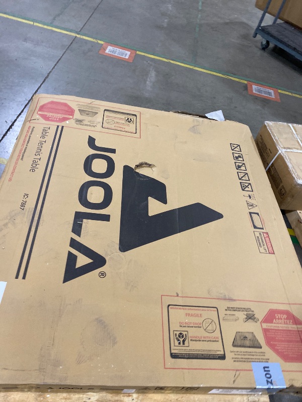 Photo 1 of JOOLA Rally TL Professional MDF Indoor Ping Pong Table w/Quick Clamp Table Tennis Net & Post Set - 10 Minute Easy Assembly - Corner Ball Holders - Tournament Quality - Includes Playback Mode