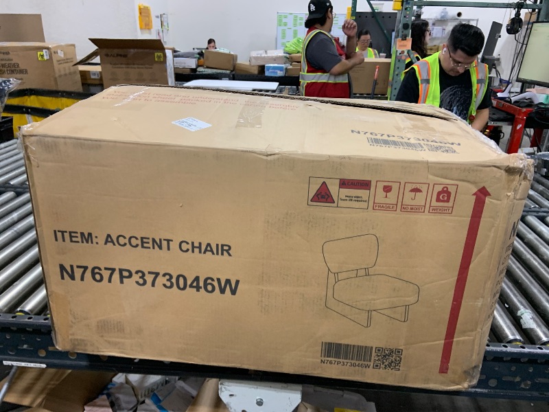 Photo 1 of Modern Lounge Chair With Polyester Upholstery Sturdy Wood Base Minimalist Stylish Seating
0 out of 5 stars, based on reviews.
