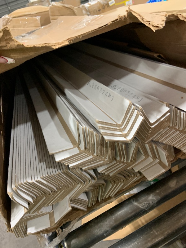 Photo 1 of IDL Packaging 2” x 2” x 36” Cardboard Edge Protector (Pack of 200) - Corner Protectors for Shipping, Storage, & Moving – Reinforced Corner Guard Protection for Pallets, Wall Corners, & Furniture