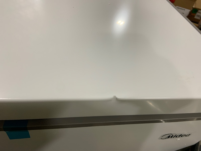 Photo 1 of Midea MERC07C4BAWW Chest Freezer, 7.0 Cubic Feet Freezer With Removable Basket, Interior LED Light, Adjustable Temperature, For Kitchen Apartment Office, White