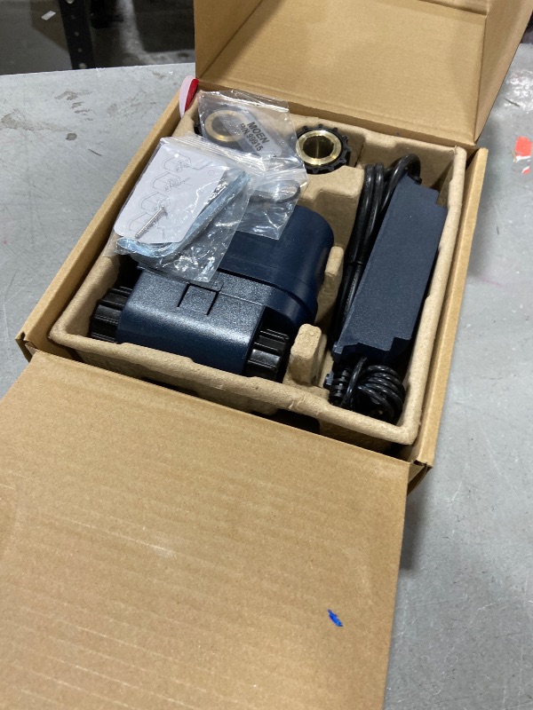 Photo 1 of Moen Flo 1-inch Smart Water Shut Off Valve, Smart Home Water Monitor Leak Detector, Wifi Connected, App Enabled Flow Meter and Shutoff, 900-006