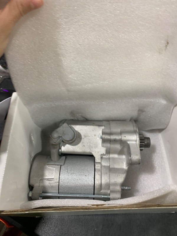 View 2 of Rendrox 410-52310 12V New Starter Motor Compatible with Kubota RTV 1100 RTV-X1100C RTV 1140 RTV-X1140 RTV-X1120 RTV-X900, Replace 428000-5400 428000-5401 77700-02602, 1.4KW OSGR