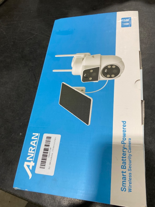 Photo 1 of ANRAN 2 Pack Dual-Lens Solar Security Camera Wireless Outdoor - 3MP Fixed Wide-Angle + PTZ 360° View, Home Security Camera with Color Night Vision, 2-Way Talk, PIR Motion Detection, 100% Wire-Free