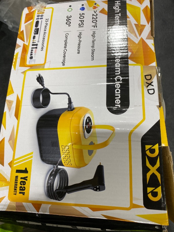 Photo 1 of DXD Handheld Steam Cleaner,New Generation 2500W High Pressure Steam Cleaner for Home,1700ML Large Tank Portable Steamer for Cleaning,10s Rapid Heating,21pcs Accessories,for Car,Home Grease Detailing
