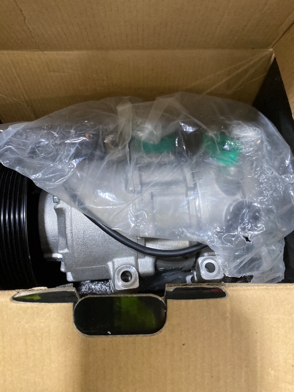 Photo 1 of Aspligo Air Conditioner AC Compressor with Clutch Fits forAccent 1.6L 2012-2017, Rio 1.6L 2012-2017, CO-20765C, 6512957, CO 20765C,178324, 977011R100, 977011R100DR, 977011W600,
