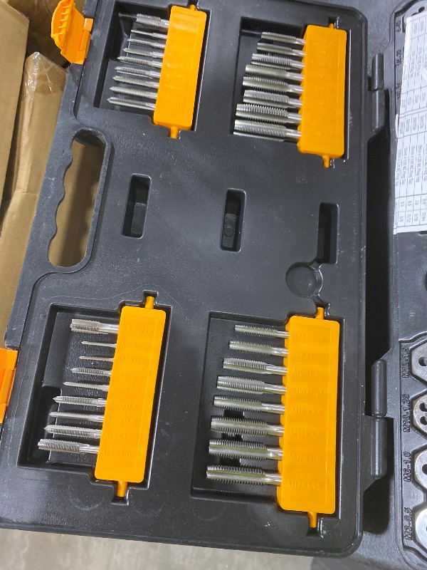 Photo 1 of GEARWRENCH 77 Piece SAE/Metric Ratcheting Tap and Die Set -3887