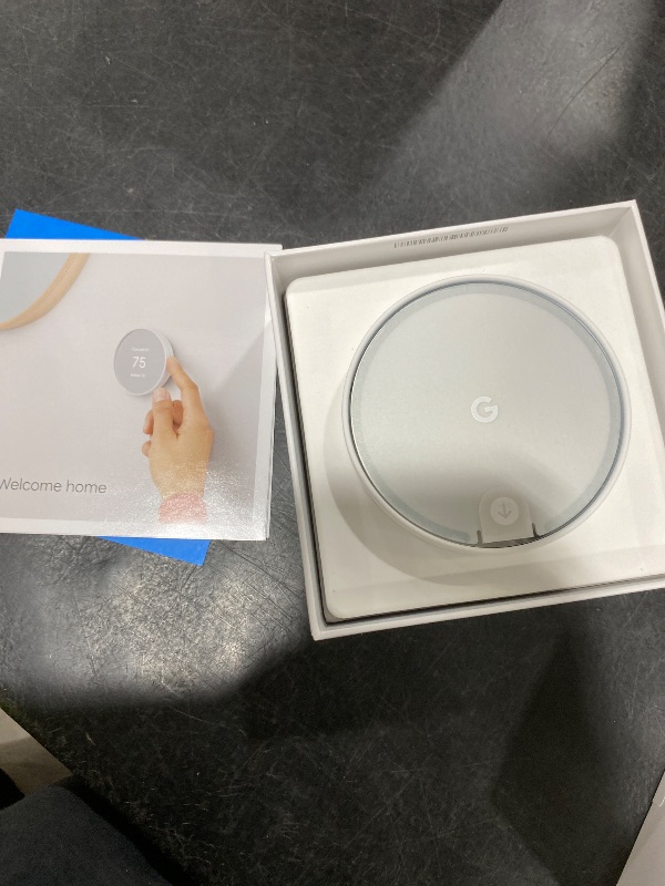 Photo 1 of Google Nest Thermostat - Smart Thermostat for Home - Programmable Wifi Thermostat - Snow
