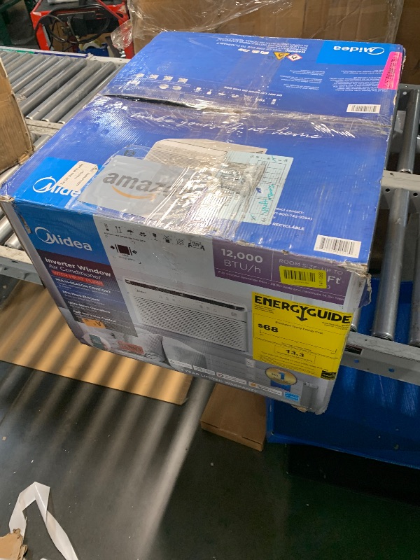 Photo 1 of ***HEAVILY USED***
Midea Inverter Window Air Conditioner with Heat – Quiet Window AC Unit and Heat Combo with Dehumidifier – Cools up to 550 Sq. Ft. – Energy Star Rated, Smart Control, Remote, 12,000 BTU