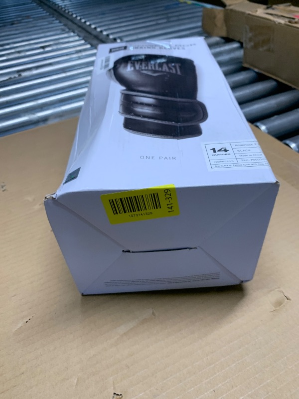 Photo 1 of ***HEAVILY USED***
Everlast Powerlock 2 Boxing Gloves | Heavy Bag Gloves | SyntheticLeather | Men & Women | Training & Sparring Gloves | Ventilated Design | Multi-Layered Foam Padding | Black / Gray, 14 oz