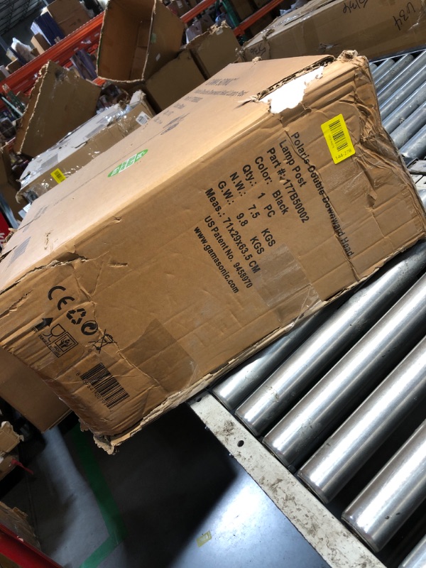 Photo 1 of ***FACTORY SEALED*** Gama Sonic Polaris Double Head Lamp Post (177B50002), Black Finish