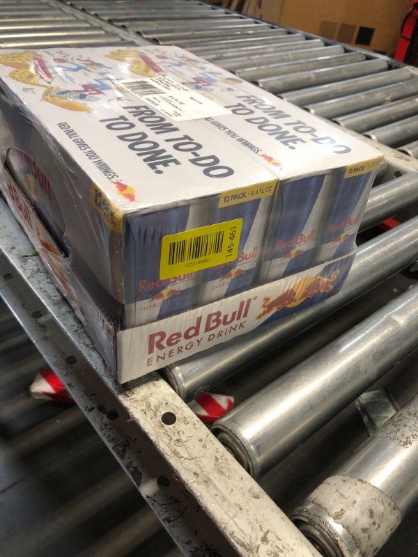 Photo 1 of ***Exp: 01/15/28 *** Red Bull Energy Drink with 80mg Caffeine plus Taurine & B Vitamins, 8.4 Fl Oz, 2 Packs of 12 Cans (Pack of 24)
