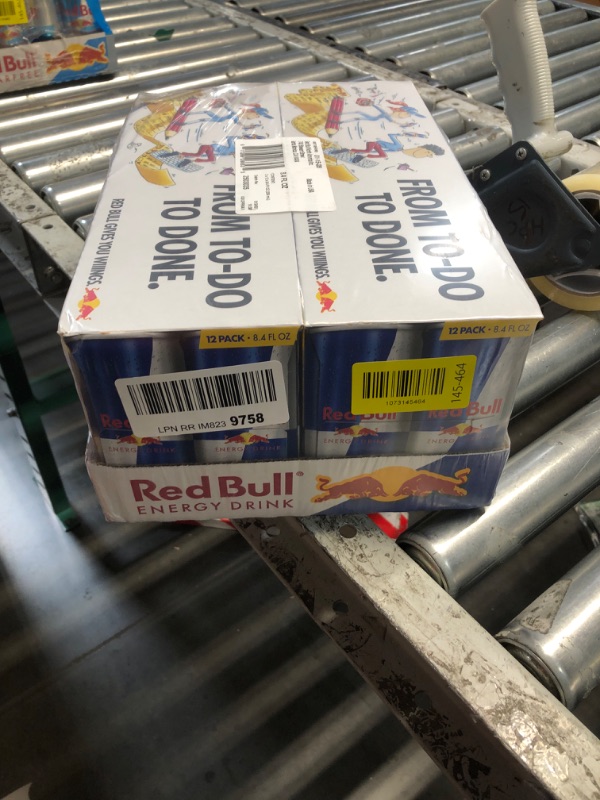 View 2 of *** Exp: 01/15/28 *** Red Bull Energy Drink with 80mg Caffeine plus Taurine & B Vitamins, 8.4 Fl Oz, 2 Packs of 12 Cans (Pack of 24)