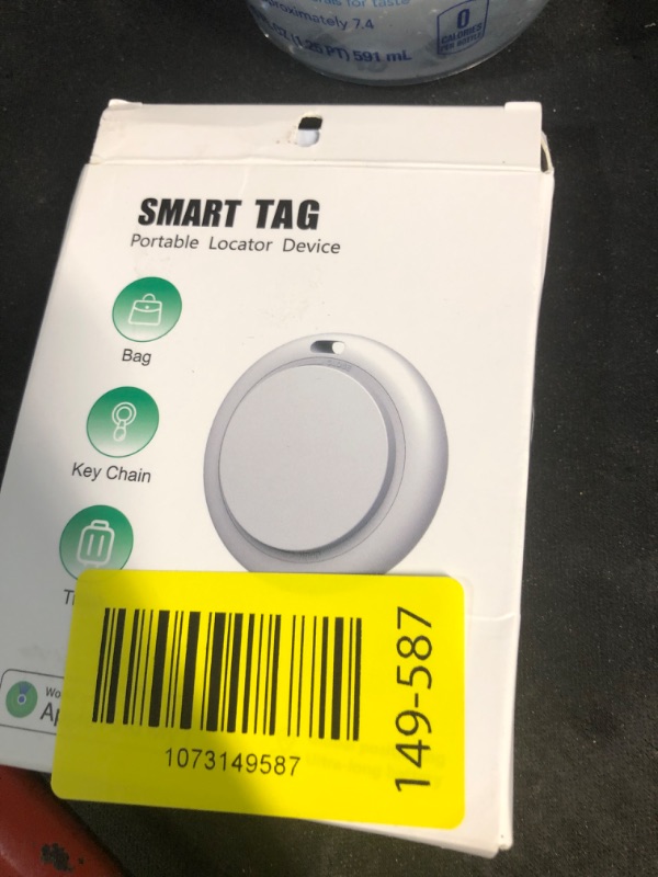 Photo 1 of [Apple MFi Certified] LBPRT Air Tracker Tag 4 Pack, Smart Bluetooth Item Finder Work with Apple Find My (iOS Only, Android not Supported), Key Locator for Luggage Suitcase, Wallet. Replaceable Battery