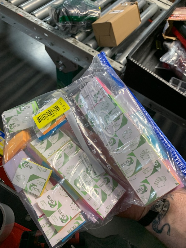 Photo 1 of (54 Pads) Mini Sticky Notes 1.5x2 in, 9 Colors Bright Strong Adhesive Post, Suitable for School, Home, Office, Clean Removal