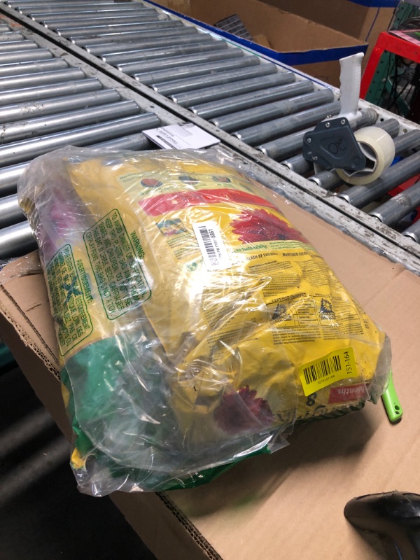 Photo 1 of  LEAKING DIRT Miracle-Gro Potting Mix - For Container Plants, Flowers, Vegetables, Shrubs, Annuals, Perennials, Potting Soil Mix, Feeds up to 6 Months, 8 qt. (2-Pack)