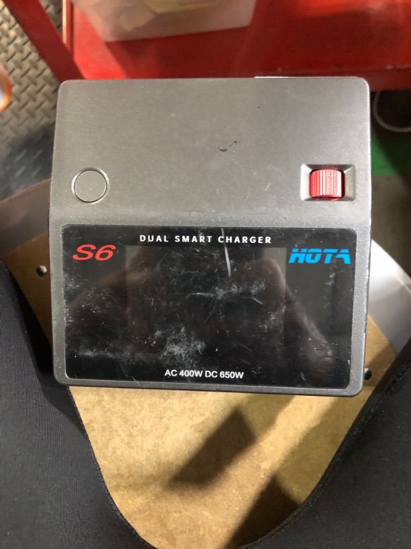 Photo 1 of ***MISSING PARTS***
HOTA S6 Battery Charger: Dual Ports Smart Balance Charger for FPV RC Hobby Lipo Battery Li-ion LiHv Nicd NiMH Batttery Support AC/DC Input