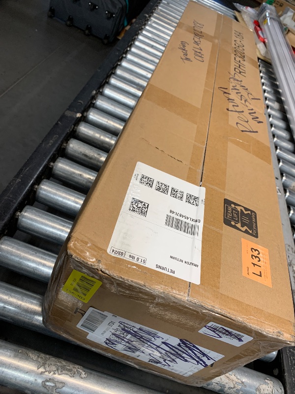 Photo 1 of ***FACTORY SEALED***Breezehome King Size Bed Frame with Headboard, 18in High, Heavy Duty Metal Platform Bed Frame, Noise Free, Easy Assembly, No Box Spring Needed, Black434